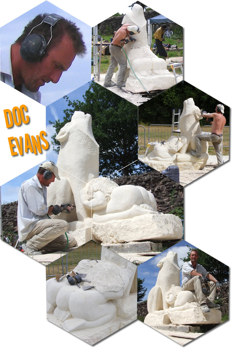 Doc Evans Caerleon Arts Festival Sculpture Symposium 2010