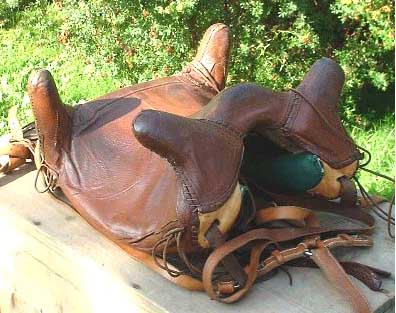 A Roman cavalry saddle