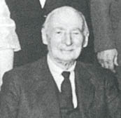 Colonel Cecil Lyne in 1974. He had lived in Clawdd since 1907