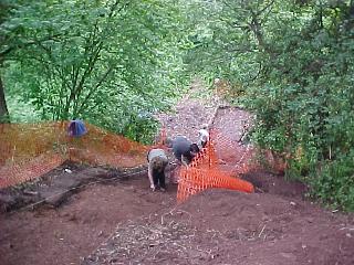 Photo of excavation of Lodge Hill Fort 2000
