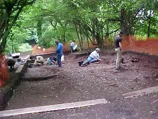 Photo of excavation of Lodge Hill Fort 2000