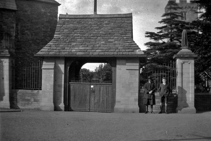 The Lych Gate, Saint Cadocs Church Caerleon, 1924.